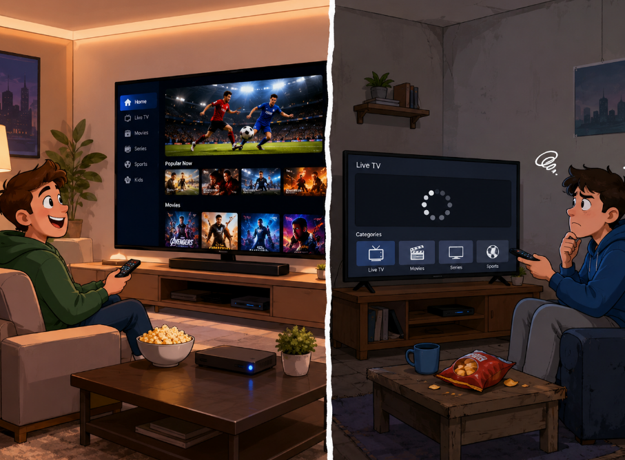 Bezahlter Service vs. Gratis-IPTV-Test.png Bezahlter Service vs. Gratis-IPTV-Test.png